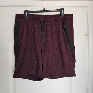 Men's American eagle shorts burgundy flex